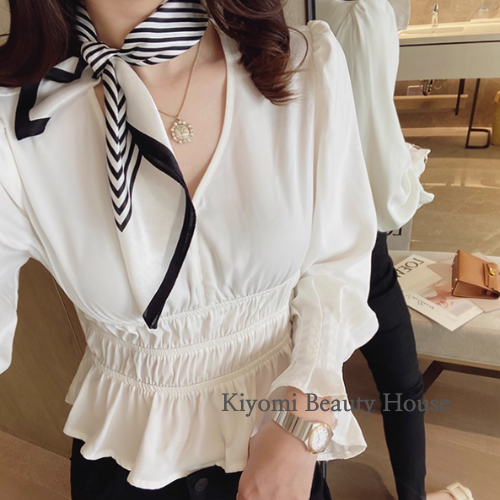 100% Mulberry Silk Striped Scarf