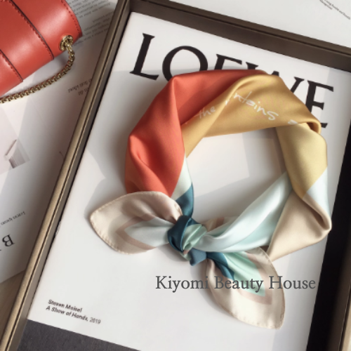 Sunset Layers Silk Scarf