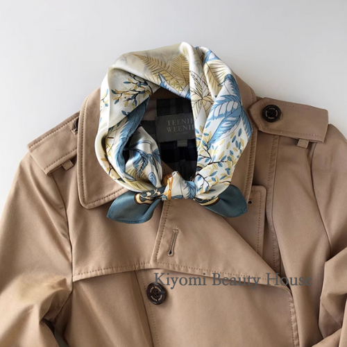 Whispering Leaves Pure Mulberry Silk Scarf