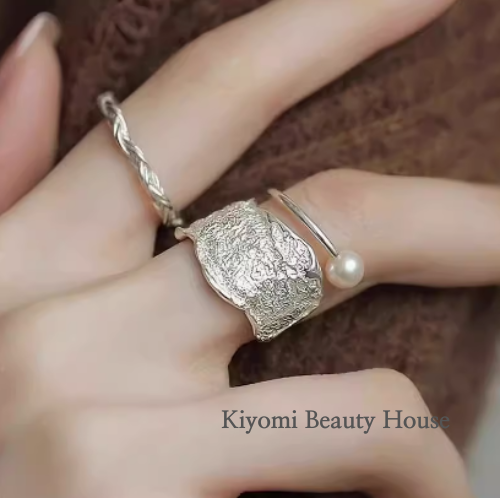 Moonlit Muse Double Ring