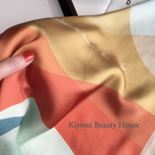 Sunset Layers Silk Scarf
