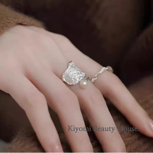 Moonlit Muse Double Ring
