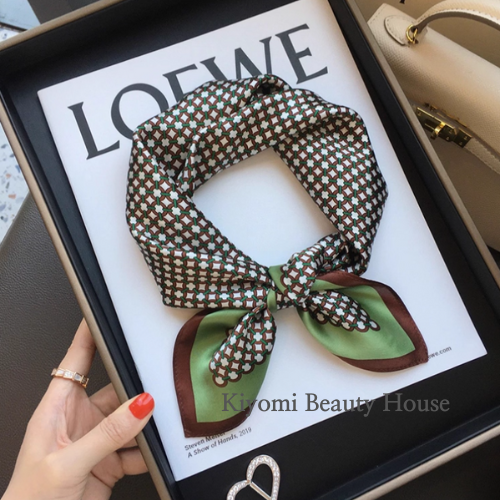 Ripple Dot 100% Mulberry Silk Scarf
