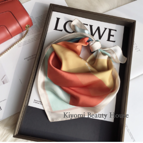 Sunset Layers Silk Scarf