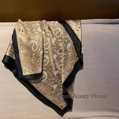Paisley Print Mulberry Silk Scarf