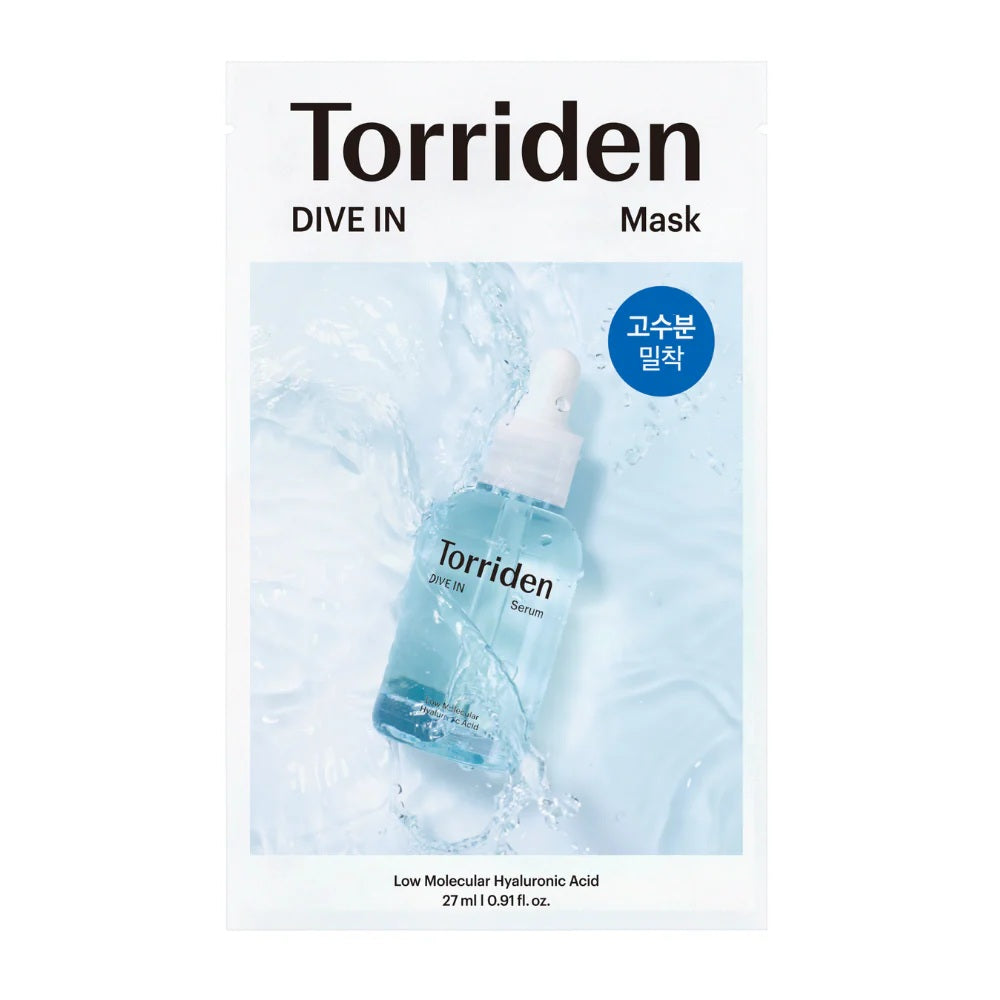 Torriden Dive In Low Molecular Hyaluronic Acid Mask (10pcs)