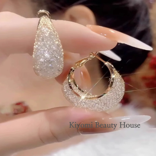 Mini Bling Hoops