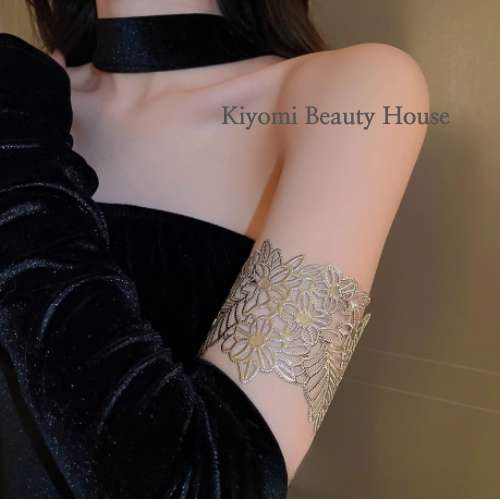Hollow Floral Cuff Bracelet