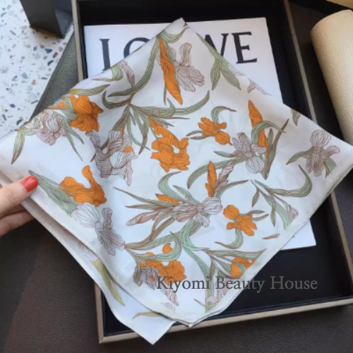 Iris Waltz Silk Scarf