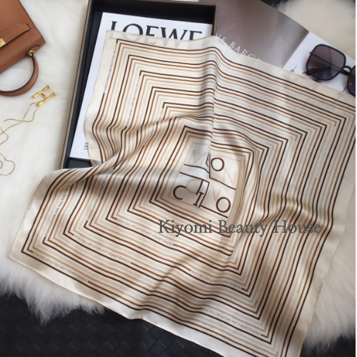 100% Mulberry Silk Striped Scarf