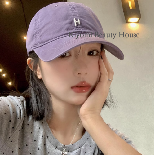 Minimalist H Embroidered Baseball Cap