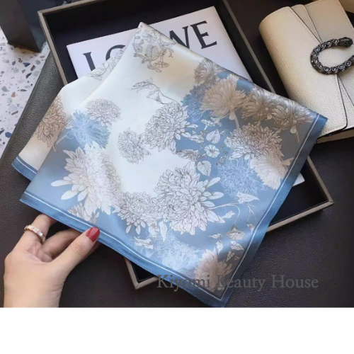 Petals of Grace Silk Scarf