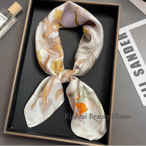 Iris Waltz Silk Scarf