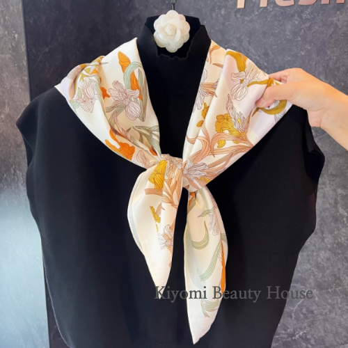 Iris Waltz Silk Scarf