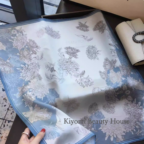Petals of Grace Silk Scarf