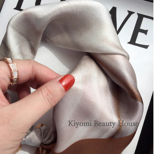 Caramel Veil Silk Scarf