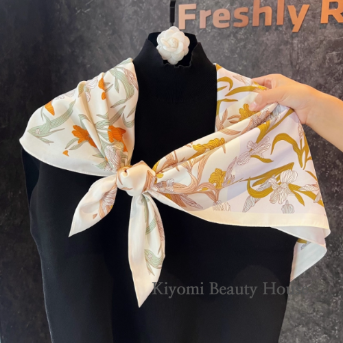 Iris Waltz Silk Scarf