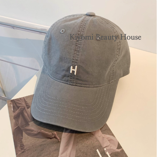 Minimalist H Embroidered Baseball Cap
