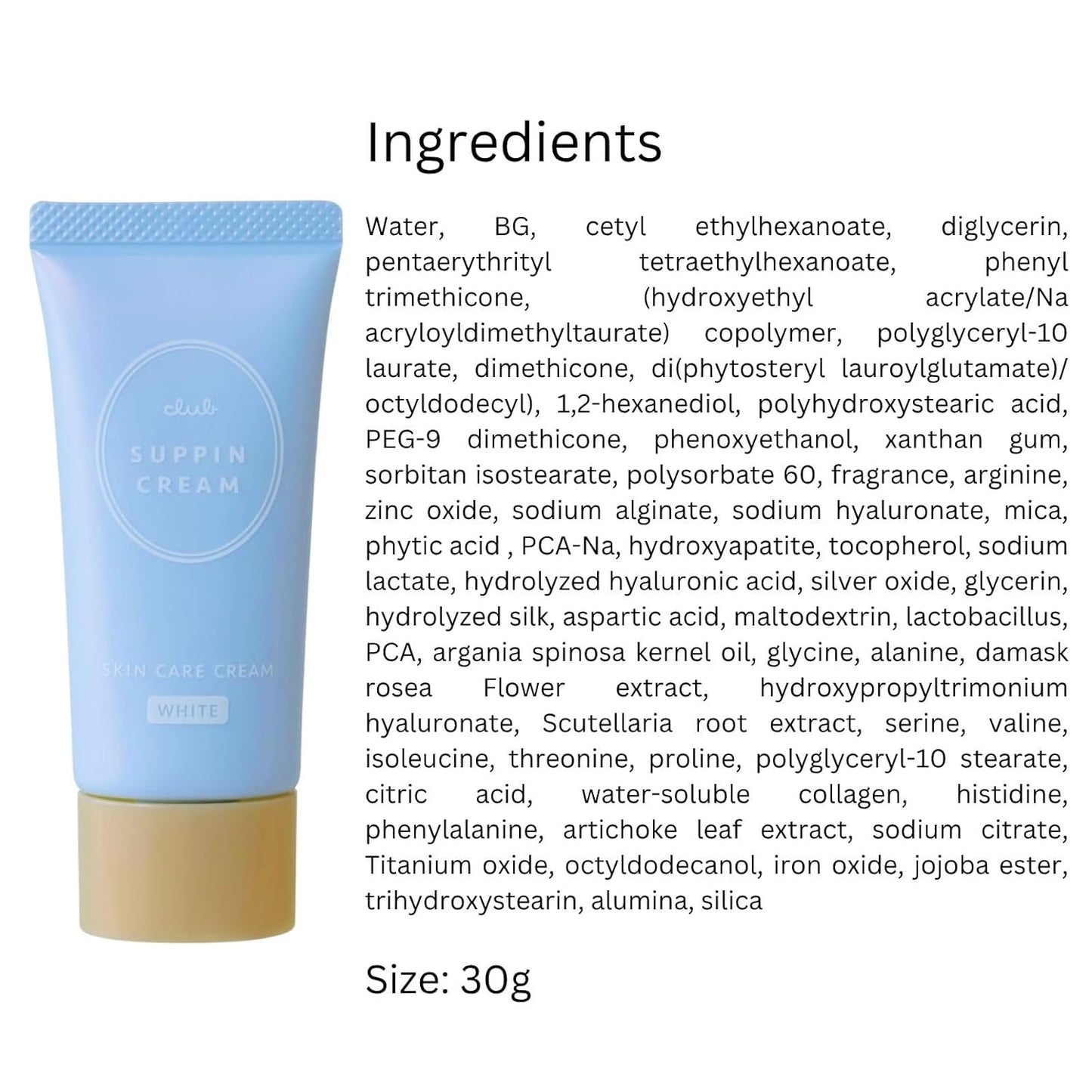 CLUB Suppin Cream C Pastel 30g