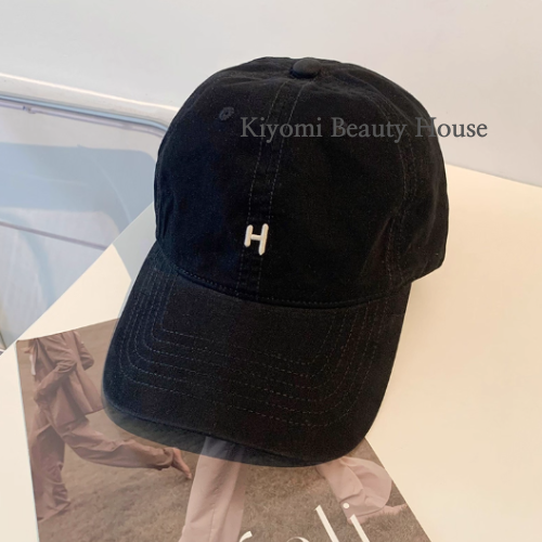 Minimalist H Embroidered Baseball Cap