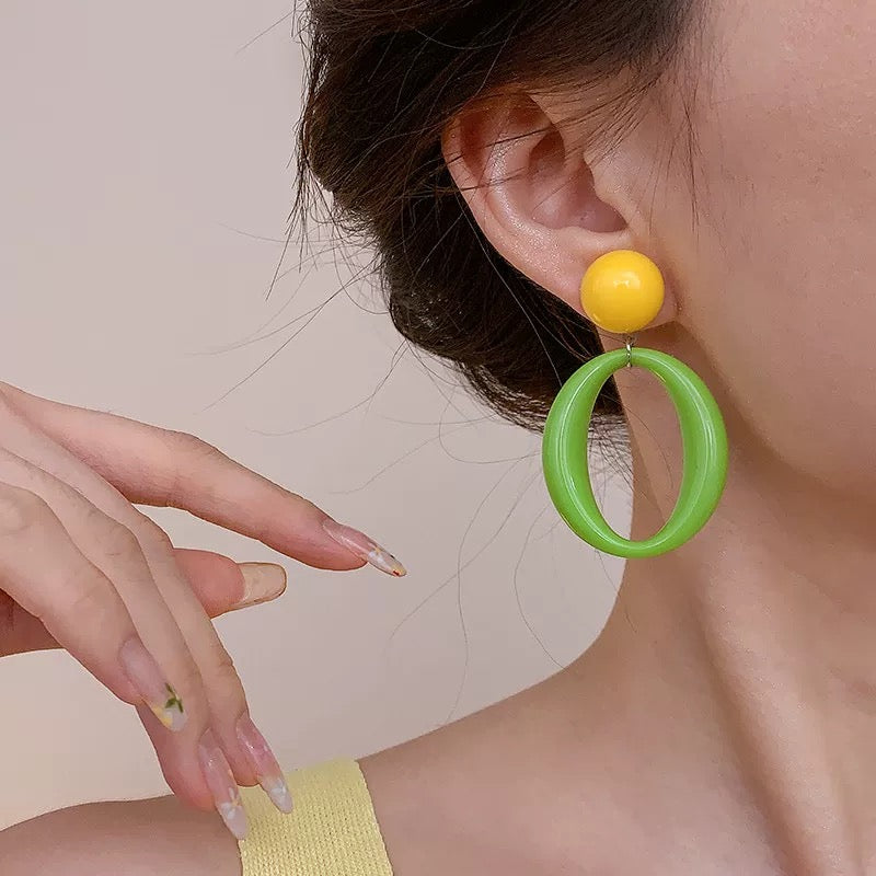 Retro Hongkong Style Earrings