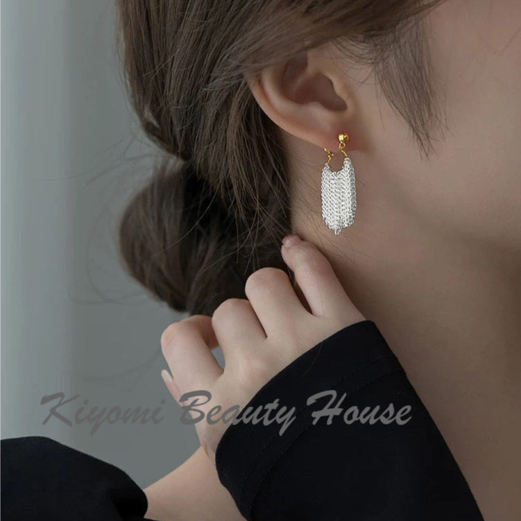 Galaxy Waterfall Tassel Earrings