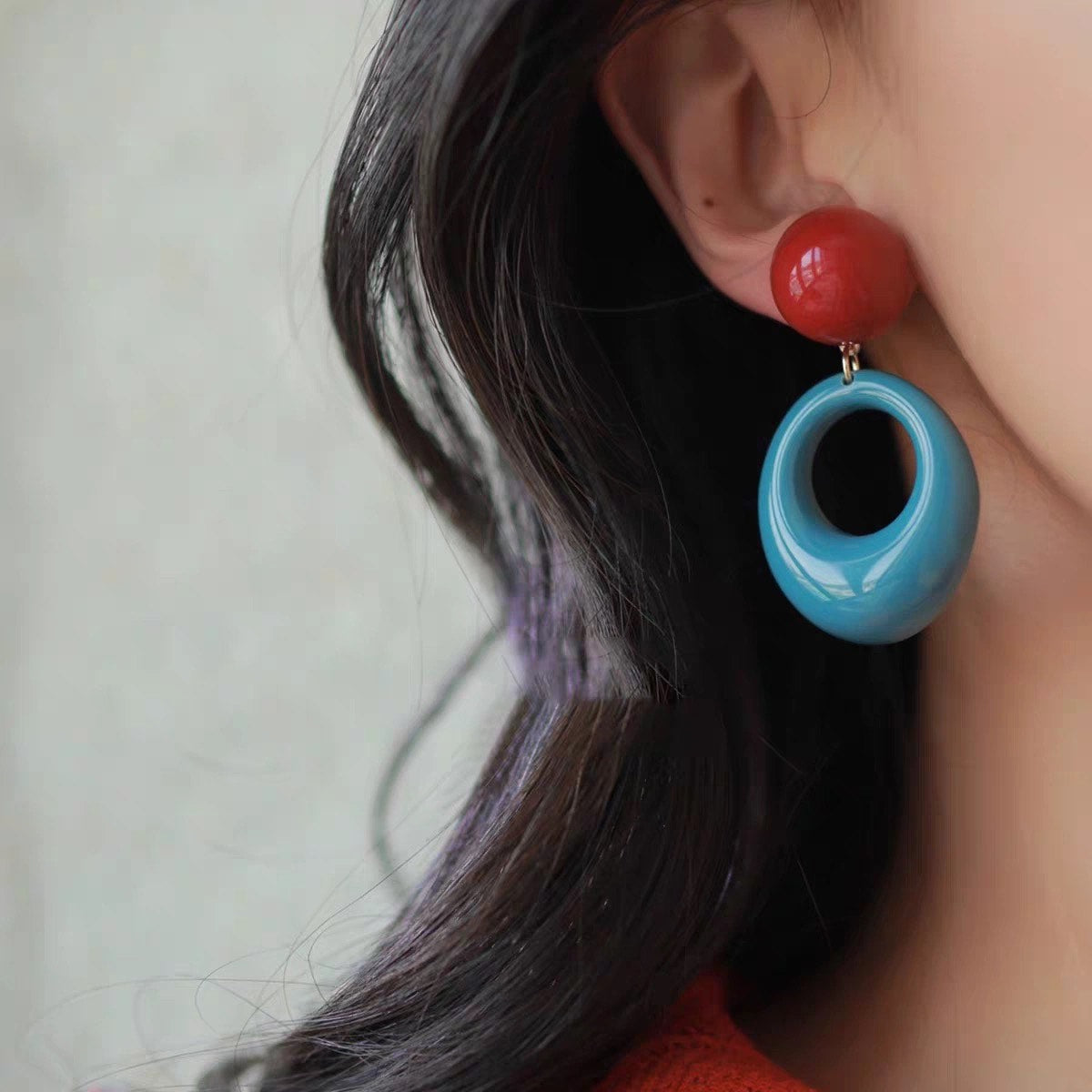 Retro Hongkong Style Earrings