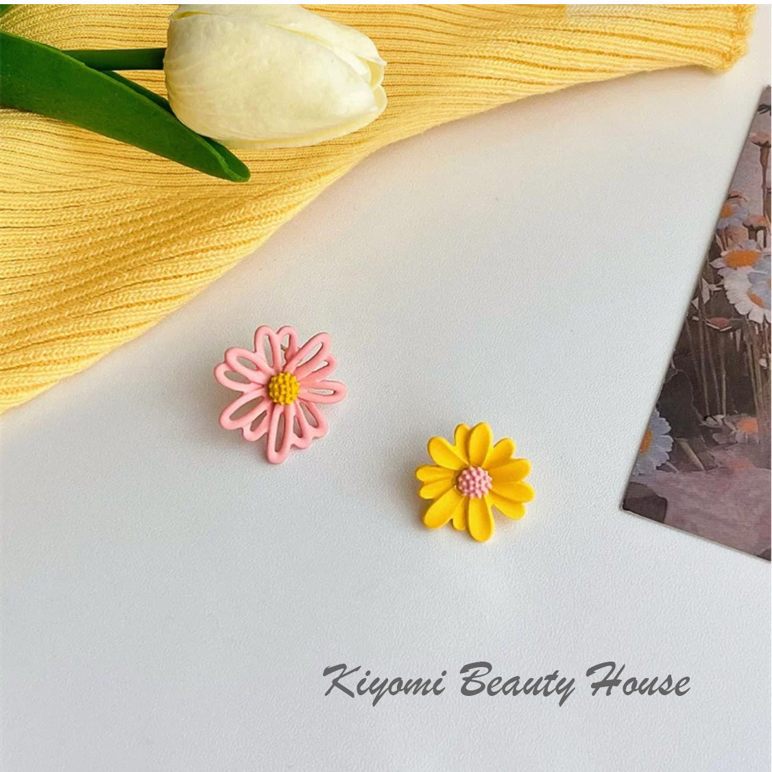 Candy color Daisy Earrings
