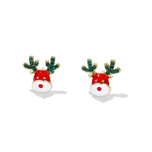 Christmas Earrings Collection-Reindeer Studs