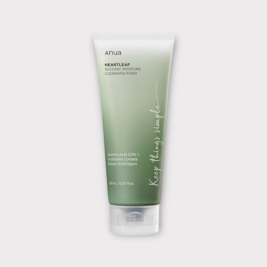 Anua Heartleaf Succinic Moisture Cleansing Foam