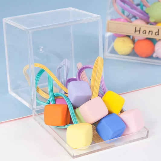 Childen's Colorful 3D Elastic Hair Ties