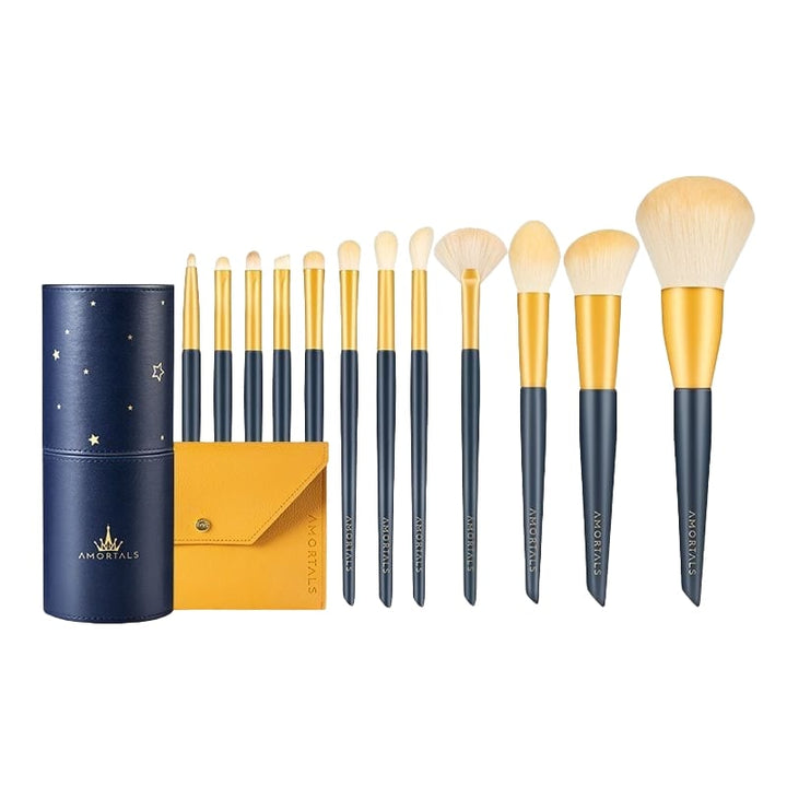 AMORTALS Star Beats Makeup Brush Set With Bag 12pcs