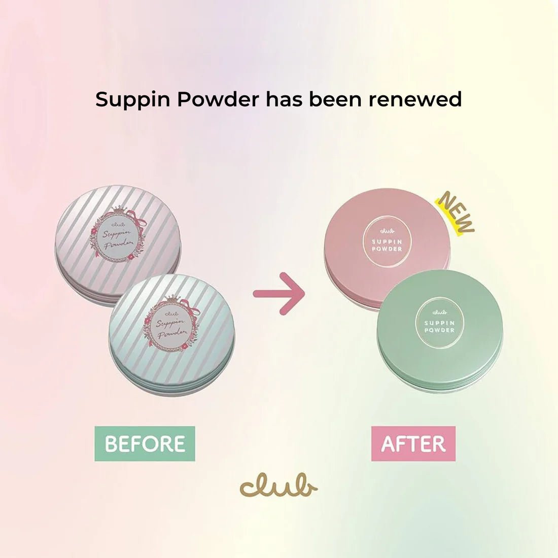 CLUB Suppin Loose Powder White Floral Bouquet