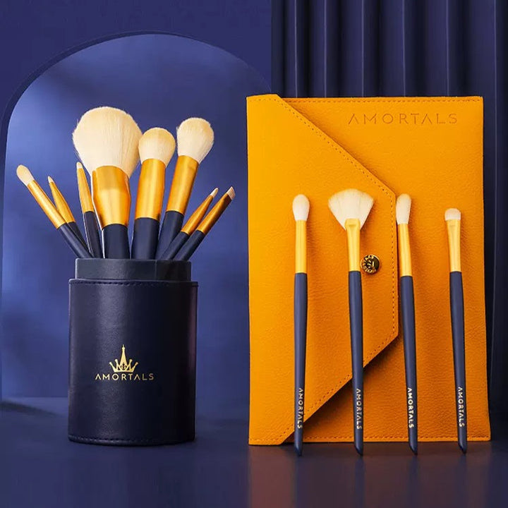 AMORTALS Star Beats Makeup Brush Set With Bag 12pcs