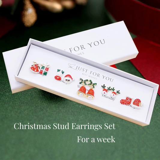 Christmas Stud Earrings Set 1