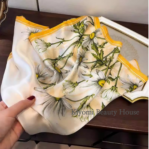 Daisy Whisper Silk Scarf