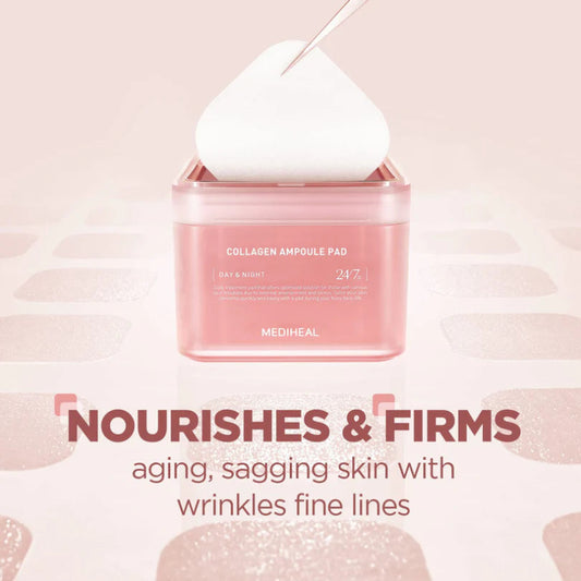 MEDIHEAL Collagen Ampoule Pad (100PCS)