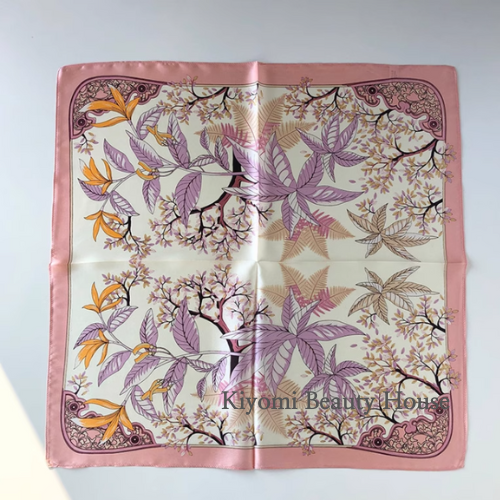 Whispering Leaves Pure Mulberry Silk Scarf