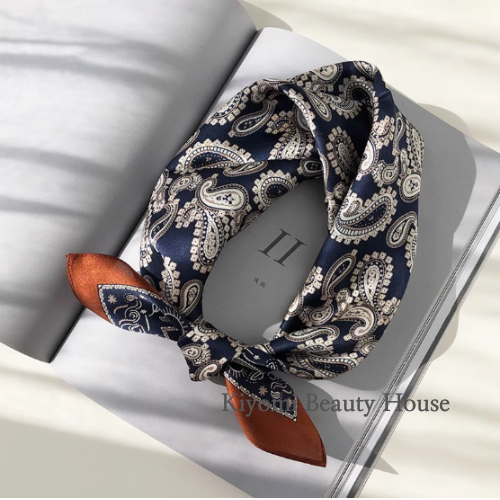 Paisley Print Mulberry Silk Scarf