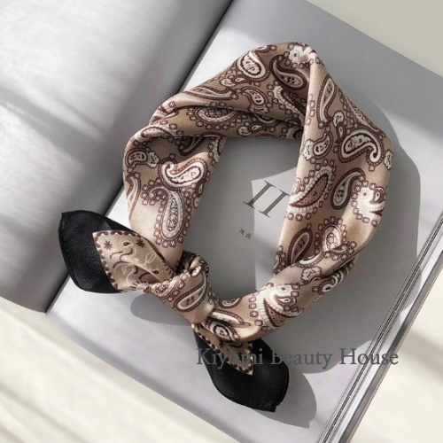 Paisley Print Mulberry Silk Scarf