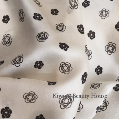 Floral Dots & Sunlight Silk Scarf