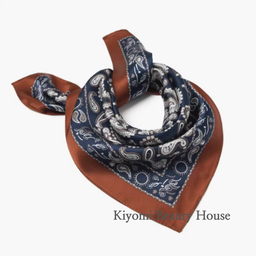 Paisley Print Mulberry Silk Scarf