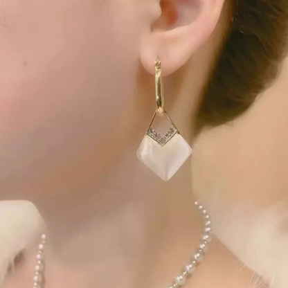 Cat's Eye Rhombus Hoops