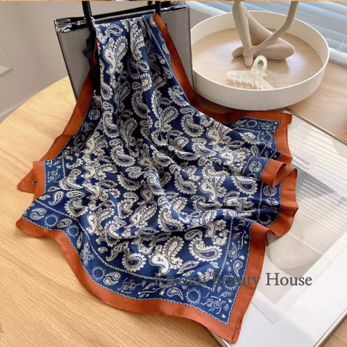 Paisley Print Mulberry Silk Scarf