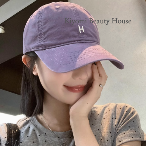 Minimalist H Embroidered Baseball Cap