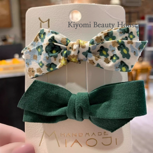 Korean-Style Bow Hair Clips