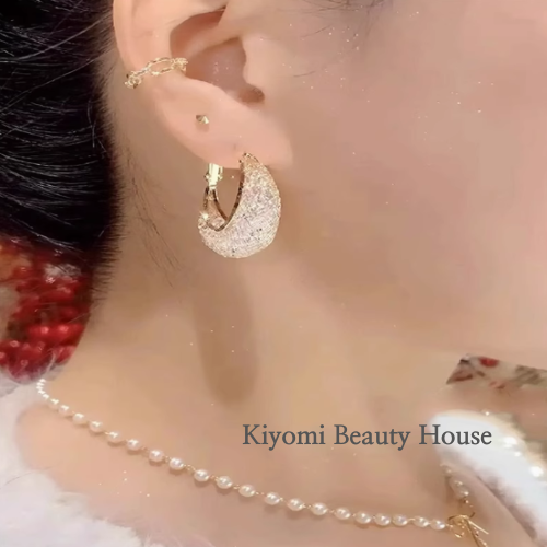 Mini Bling Hoops