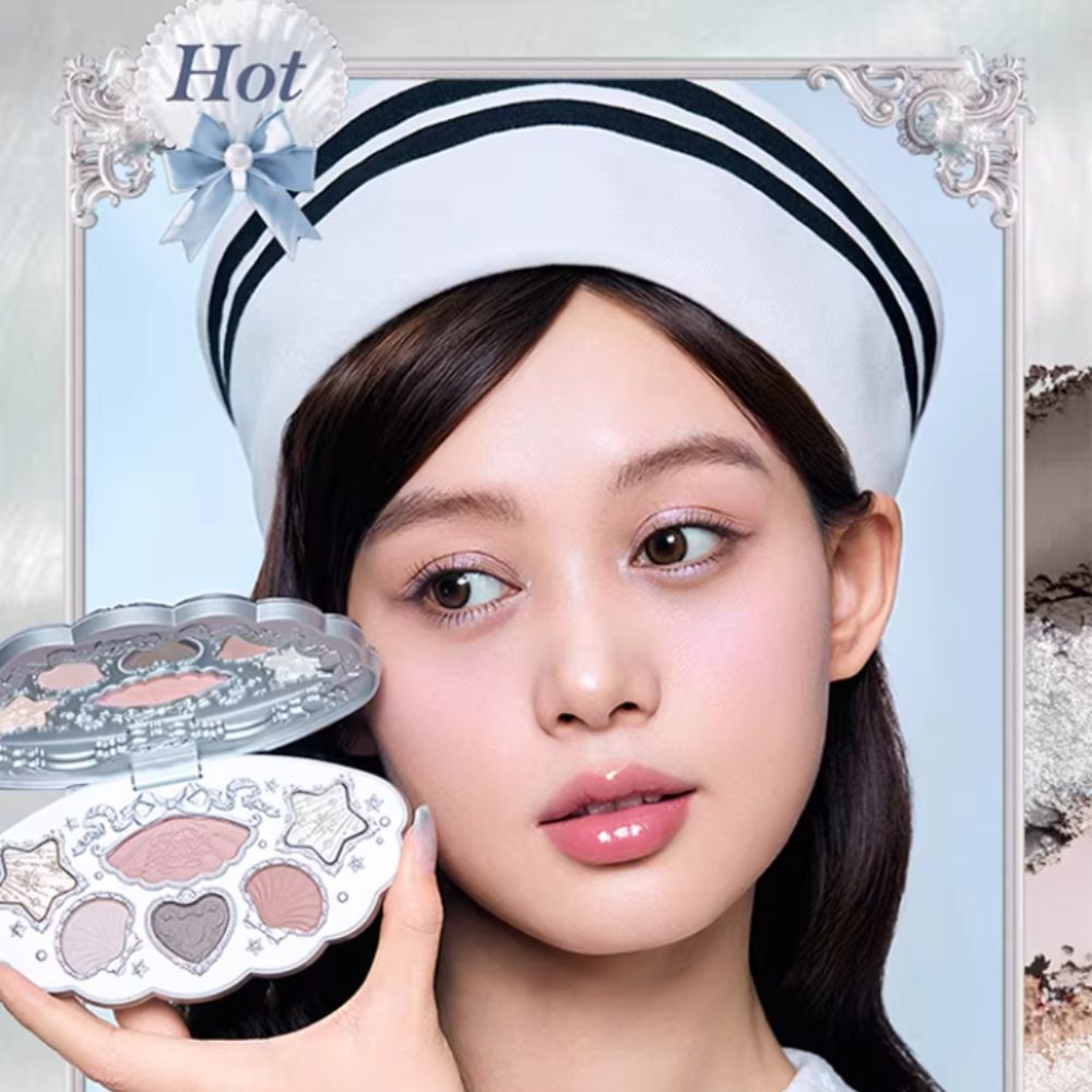 FlowerKnows - Shell's Jewel 6-Color Makeup Palette - 6.5g