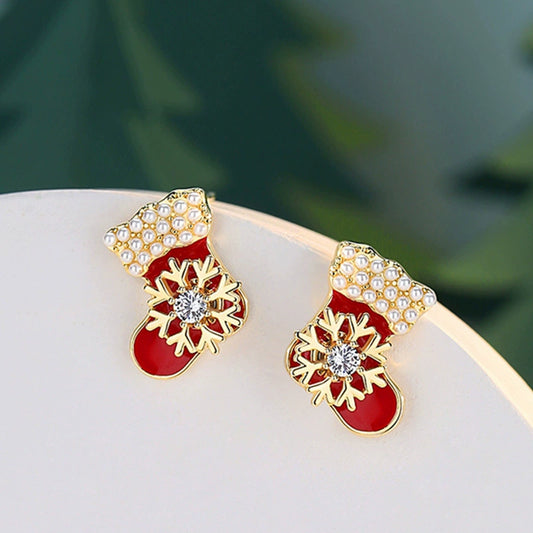 Christmas Earrings Collection-Christast Shoes Studs