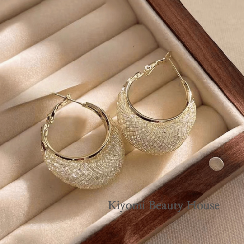 Mini Bling Hoops